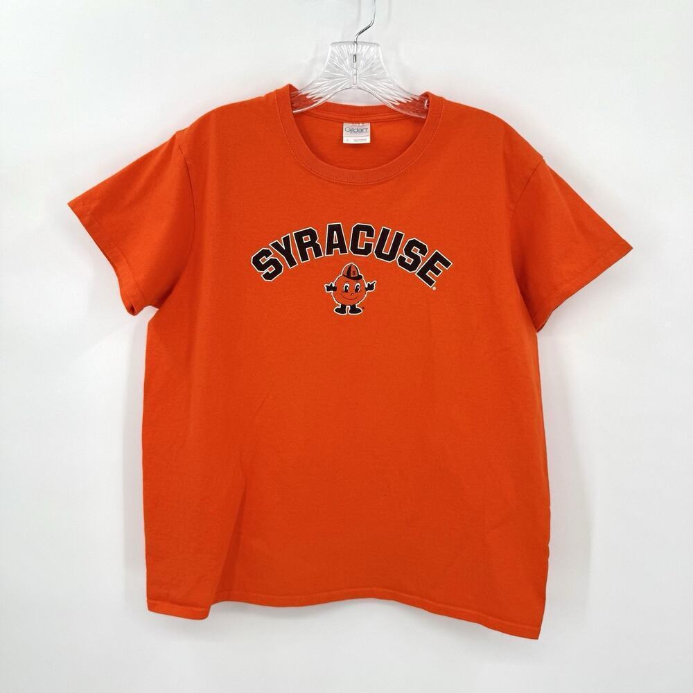 Vintage Orange Syracuse University T-shirt Featuring The Otto Womens Large Y2K